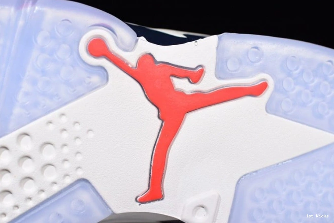 1st Kicks 23-Neutral Infrared 6 Air Jordan 384664-104 White Retro Tinker Grey-Sail 0628